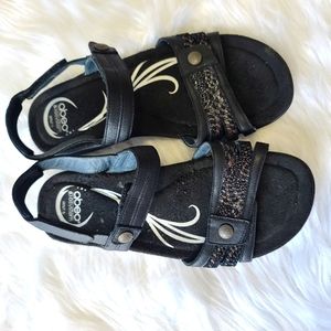 Abeo B.I.O.System Brinna Leather Sandals Comfort Shoes size 7.5WM